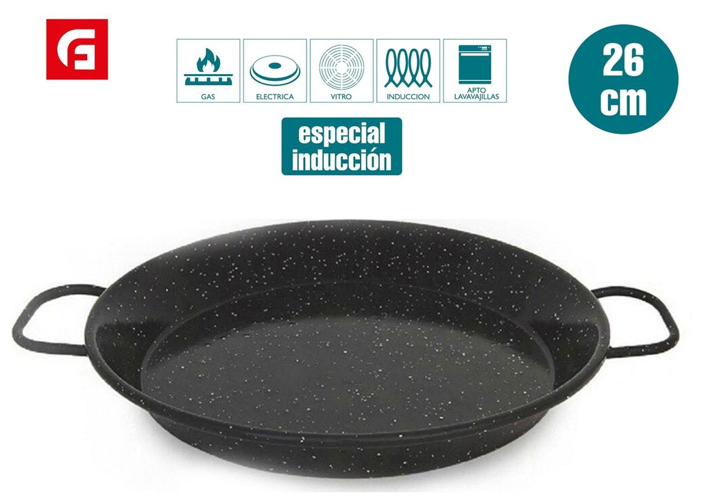 Paellera "Vitrif Valenciana" 26cm para cocina