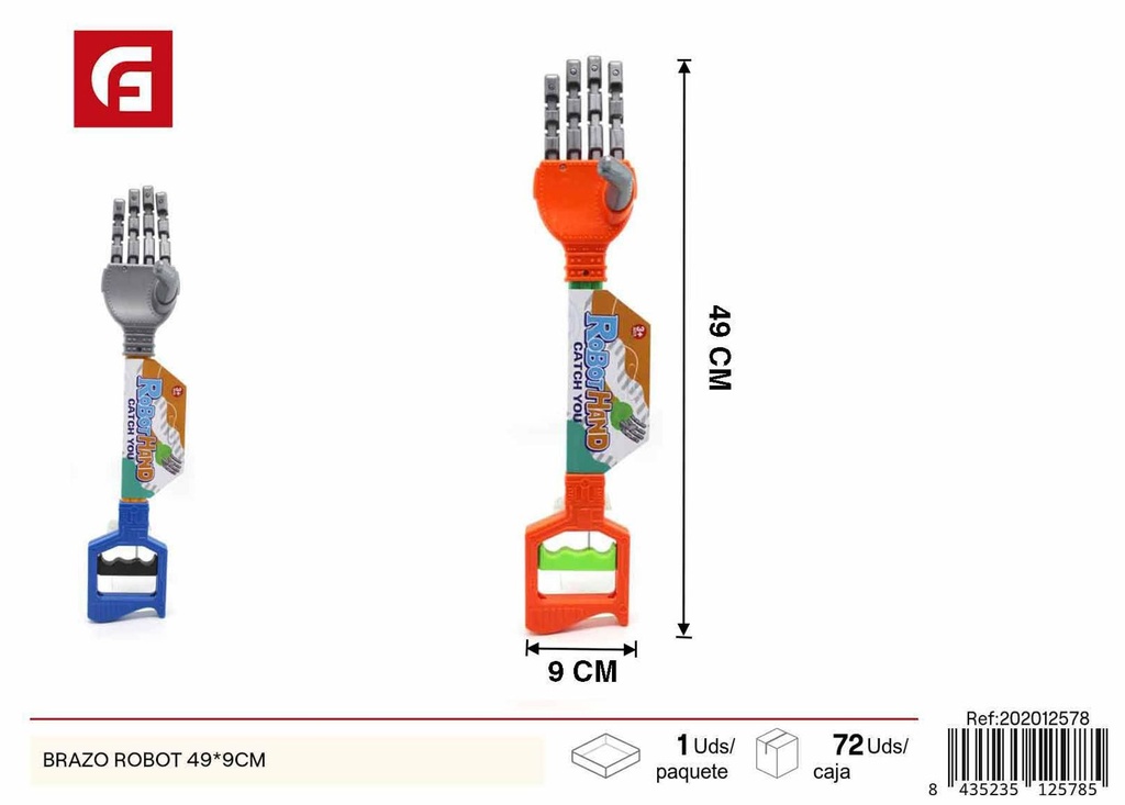 Brazo de robot 49*9 cm - Juguetes transformables