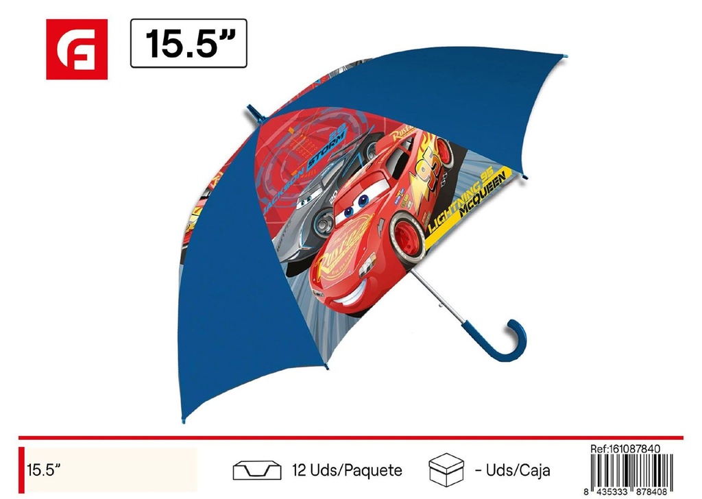 Paraguas 15.5 Cars - Artículos de lluvia