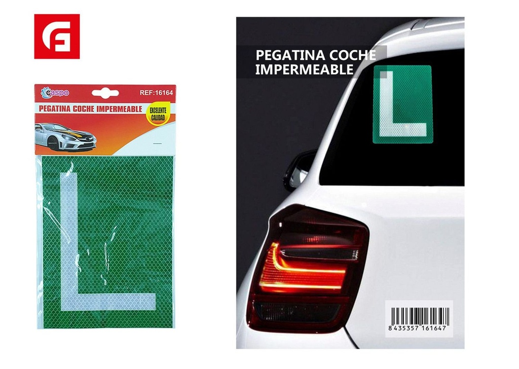 Pegatina para coche "L" para conductores principiantes