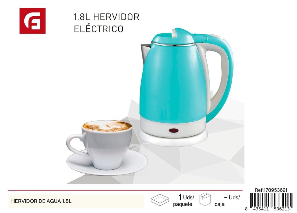 Hervidor de agua 1.8L - Elementos eléctricos