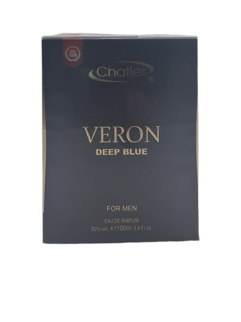 Perfume Veron Deep Blue 100ml Men Chatler - Perfumes variados