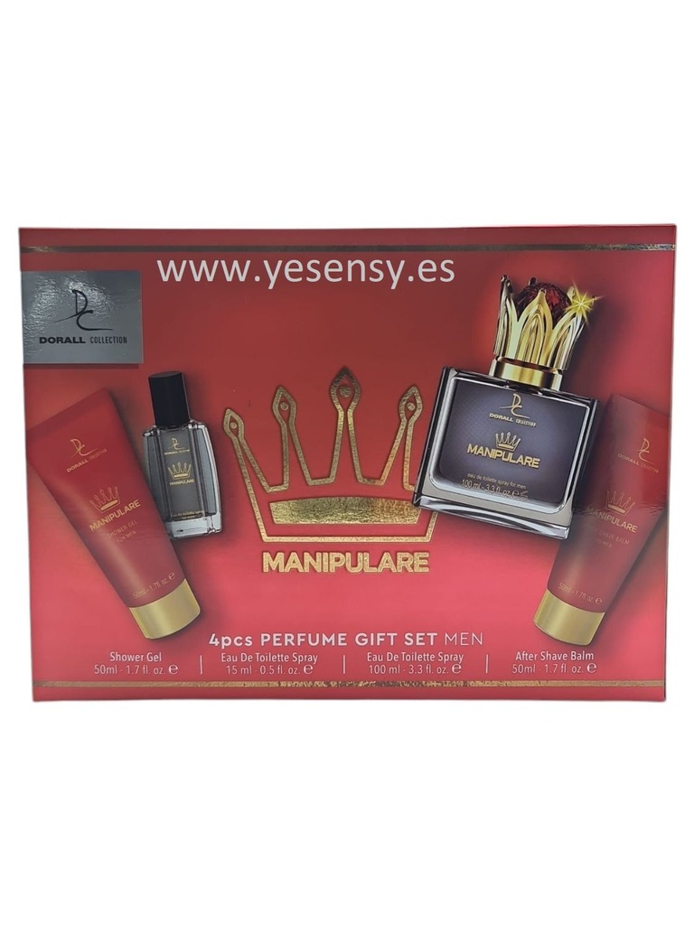 Set de perfumes Manipulare: Eau 100ml + gel + crema + mini hasta DORALL - Perfumes variados