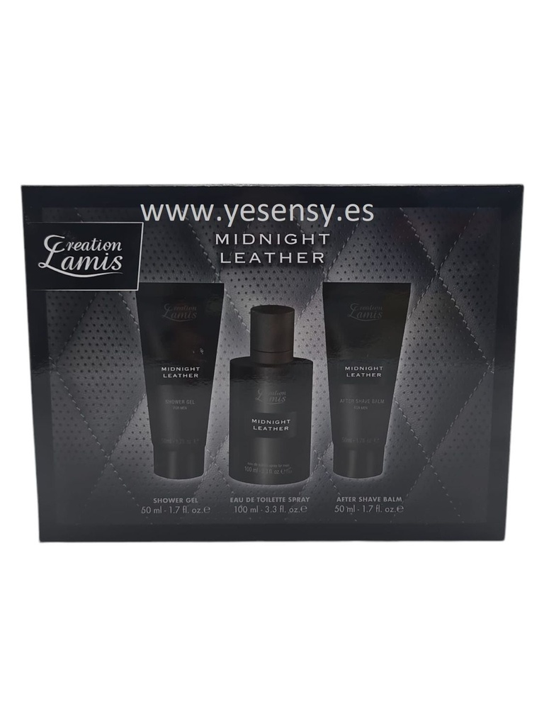 Estuche 3pza Eau+Gel+Body Midnight Men para cuidado personal