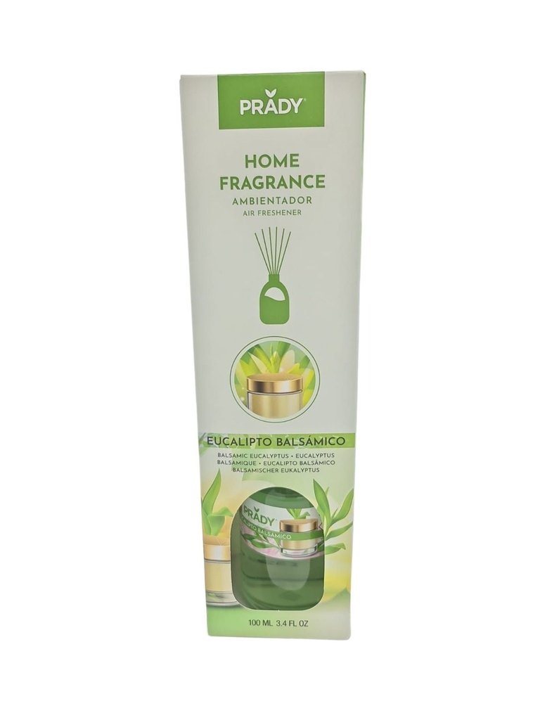 Mikado ambientador eucalipto balsámico Prady 100ml para el hogar