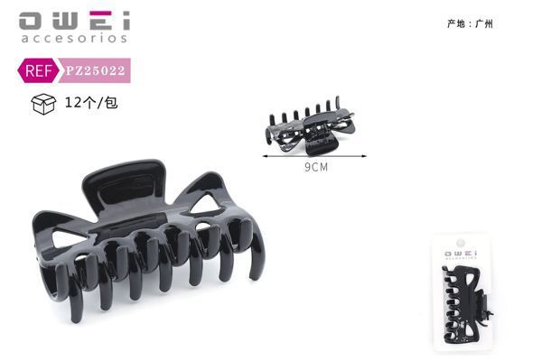 Pinza 9 cm 12/U PZ25022 OW - Accesorios de pelo y diademas