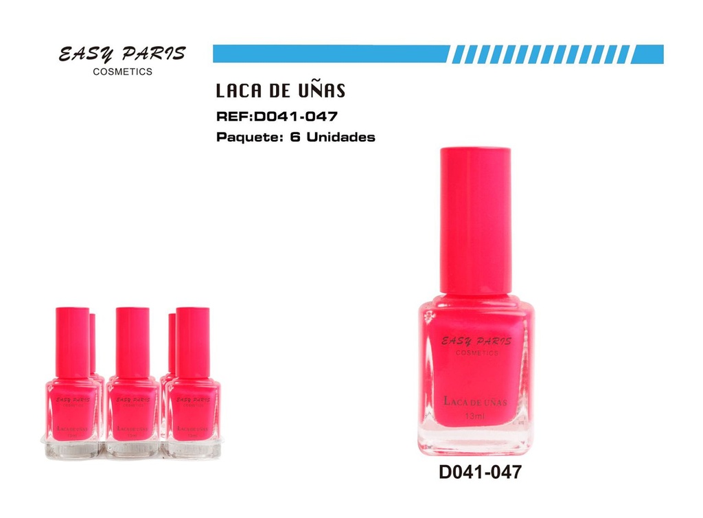 Esmalte de uñas EASY PARIS 6/U - Cosméticos