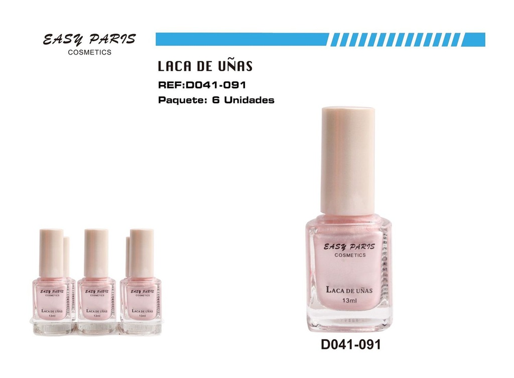 Esmalte de uñas ROSA PERLA 6/U - Cosméticos