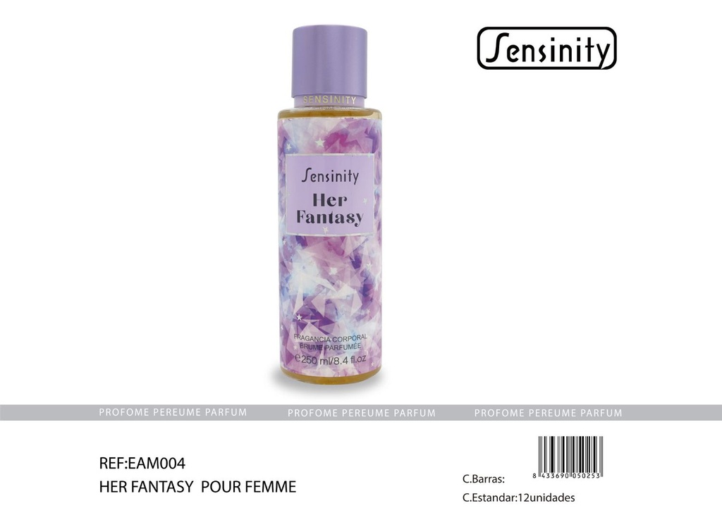 Body spray Her Fantasy 250 ml - Fragancia femenina