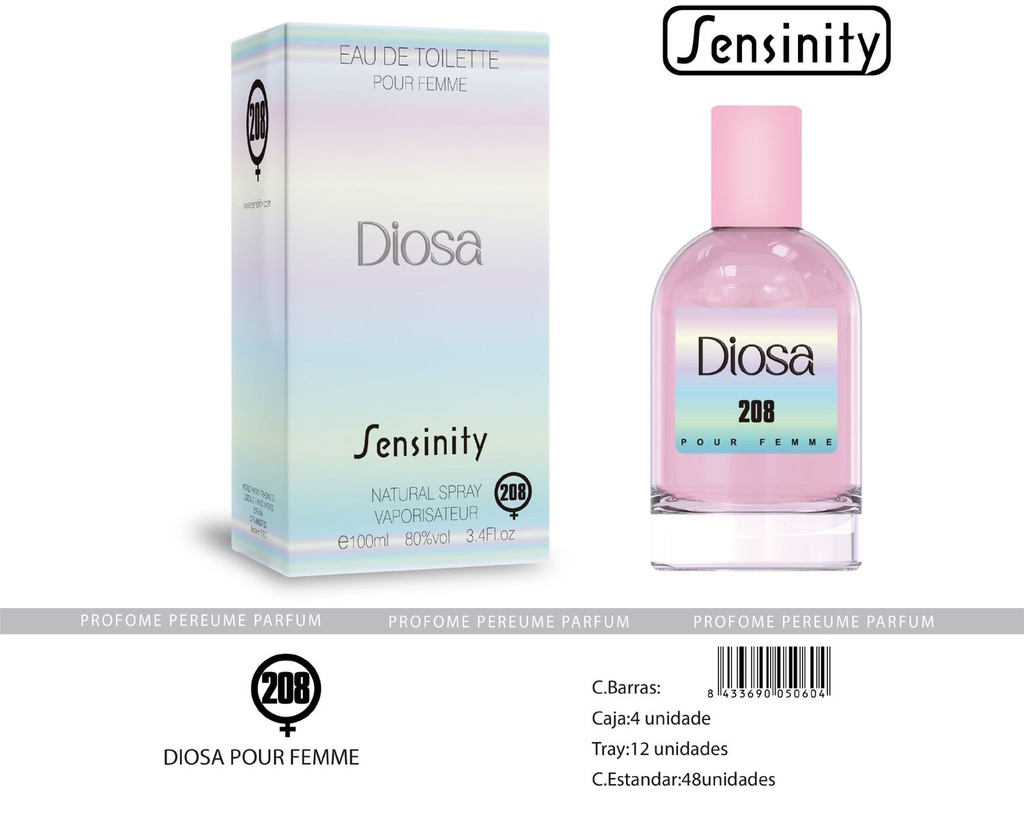 Perfume "Diosa" para mujer - Fragancia femenina