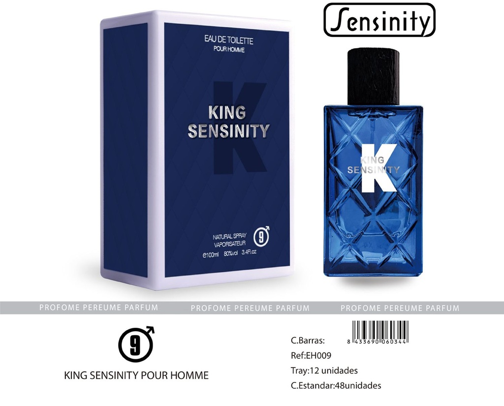 King Sensinity Pour Homme - Fragancia masculina