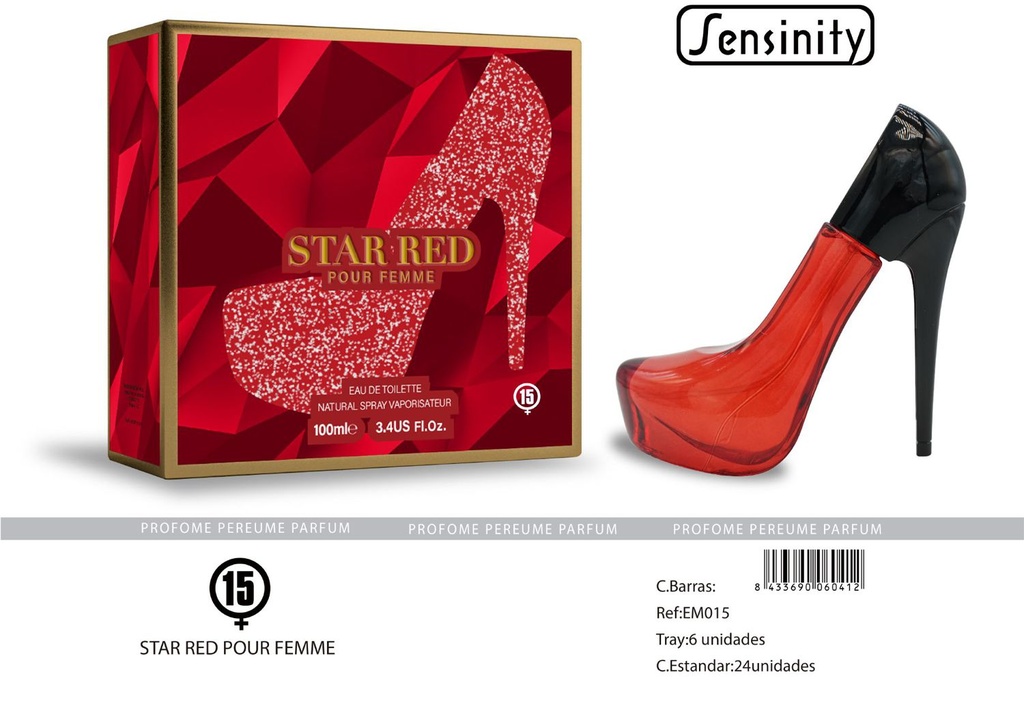 Perfume STAR RED pour femme - Fragancias de lujo