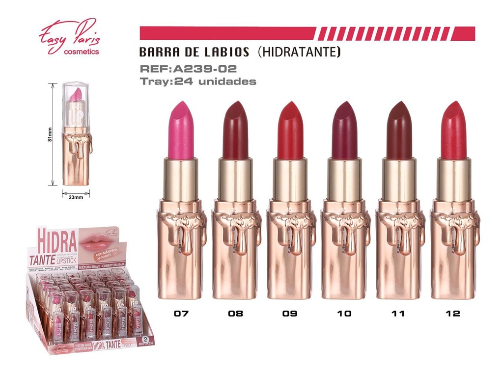 B. de labios hidratante con karité - 24 unidades