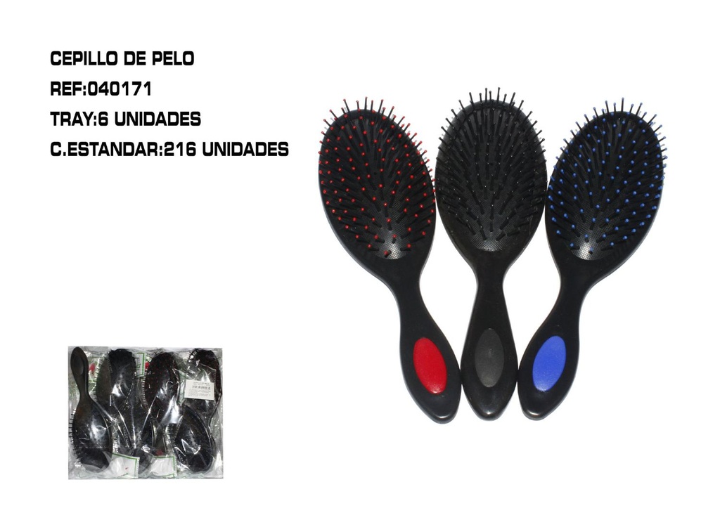 CEPILLO DE CABELLO NEUMÁTICO 6/U - Otros peines