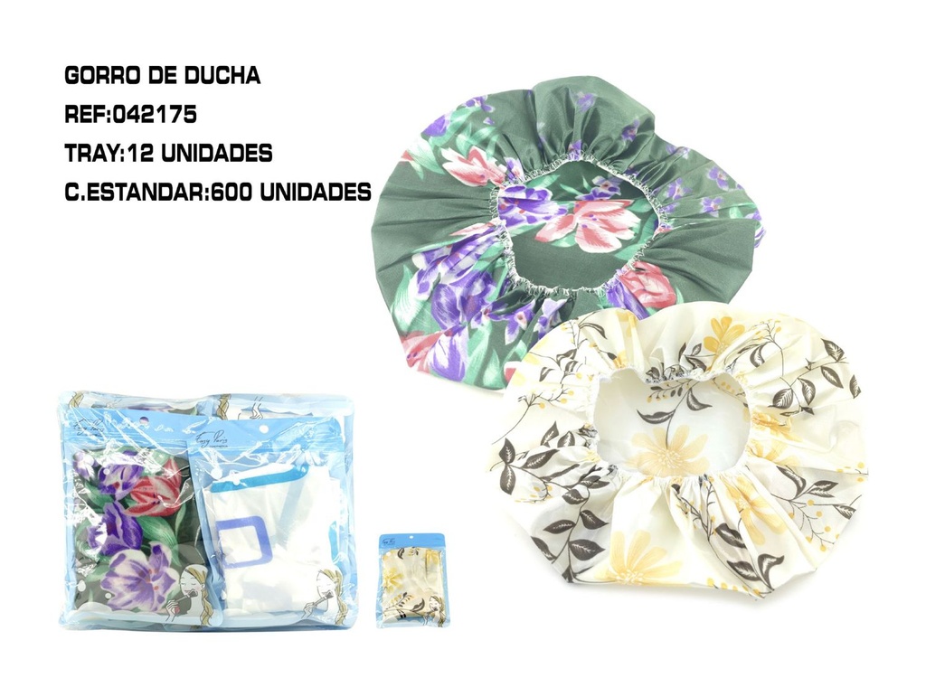 Gorro de ducha 12/U - Accesorios de higiene y baño