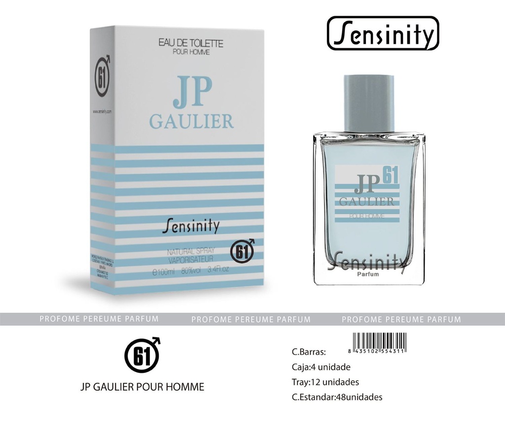 Perfume "JP Gaulier" para hombre - Fragancia masculina