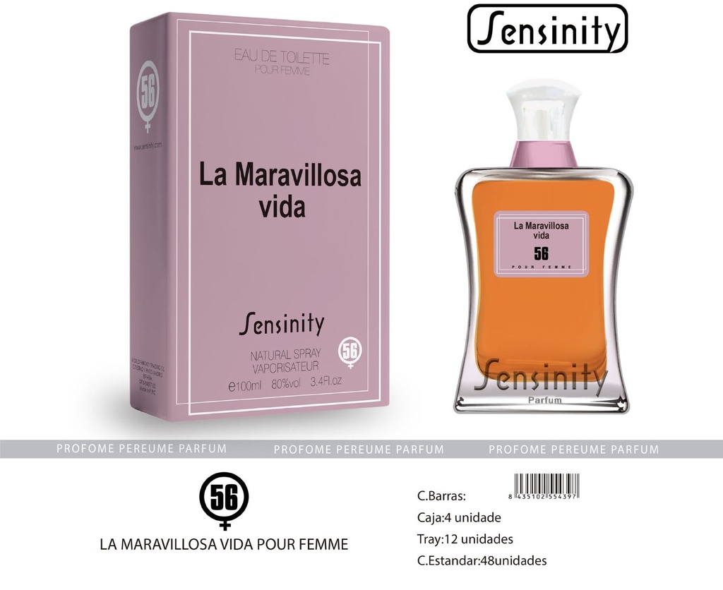 Perfume "La maravillosa vida" para mujer - Fragancia femenina