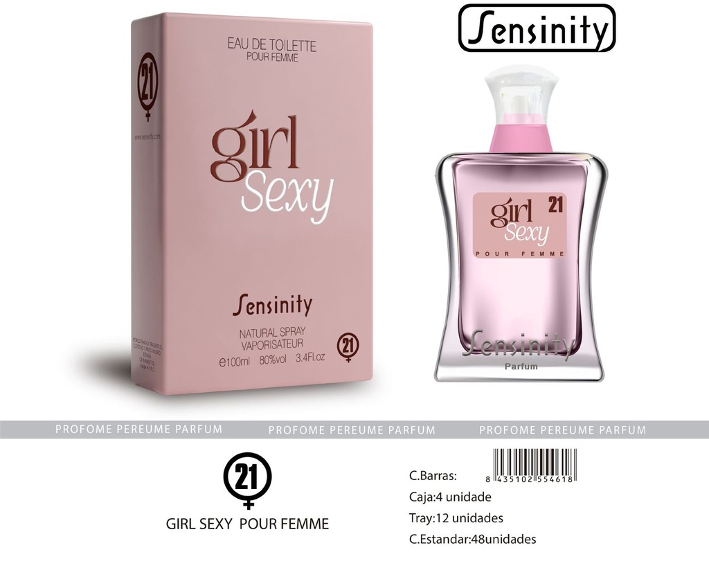 Perfume "Sexy Girl" para mujer - Fragancia femenina