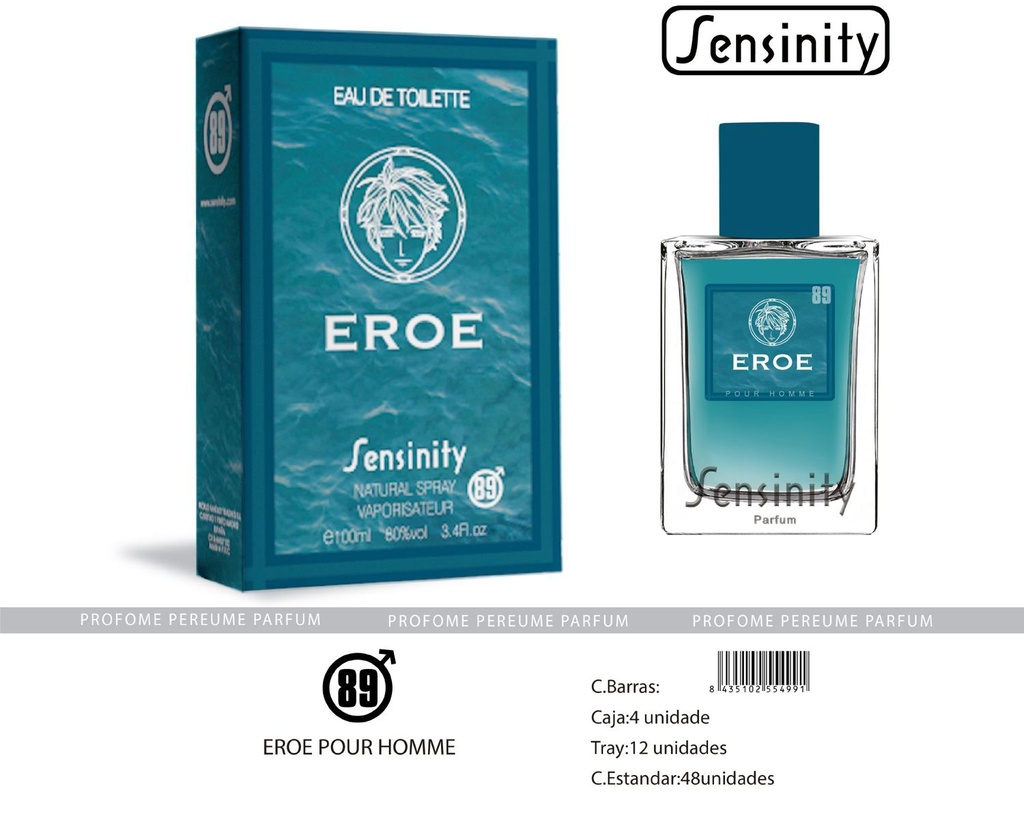 Perfume "Eroe" para hombre - Fragancia masculina