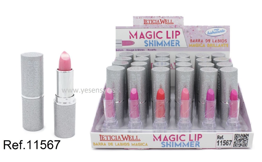 Barra de labios magic shimmer 24/u Leticia Well