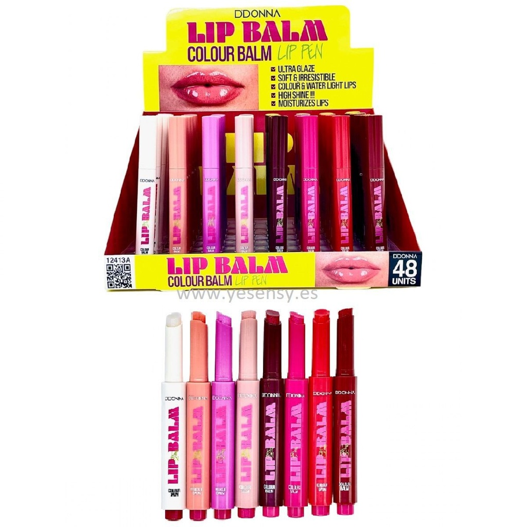 Lip balm en formato lápiz 48/u hidratante