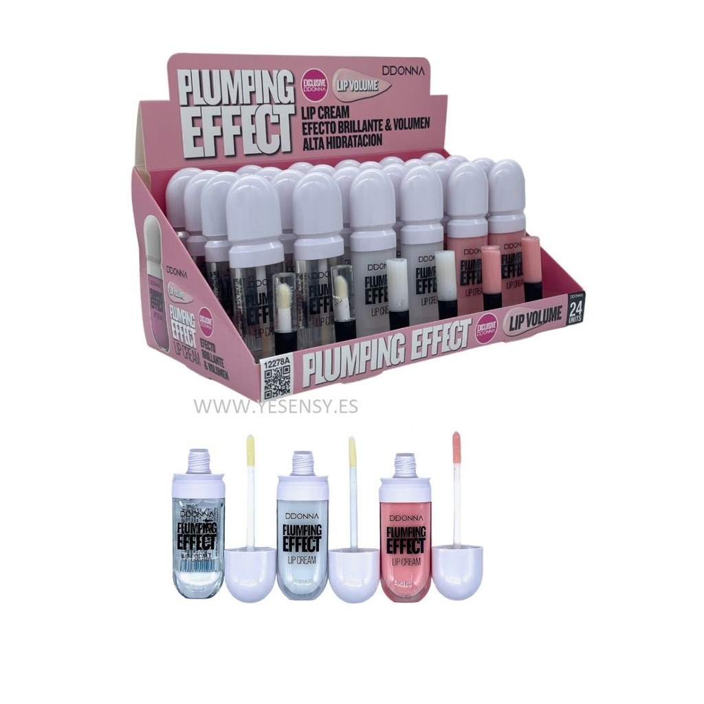 Crema labial efecto volumen 24/u Ddonna hidratante