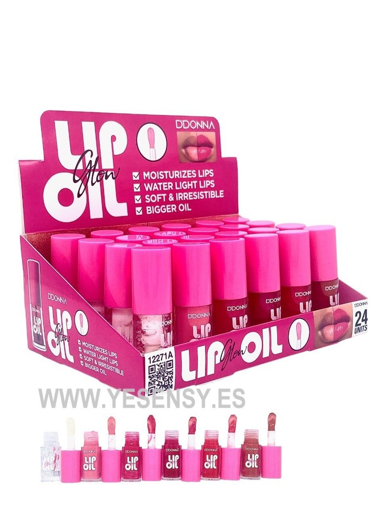 Gloss labial Glow Oil 24/u 12271A - Cosméticos