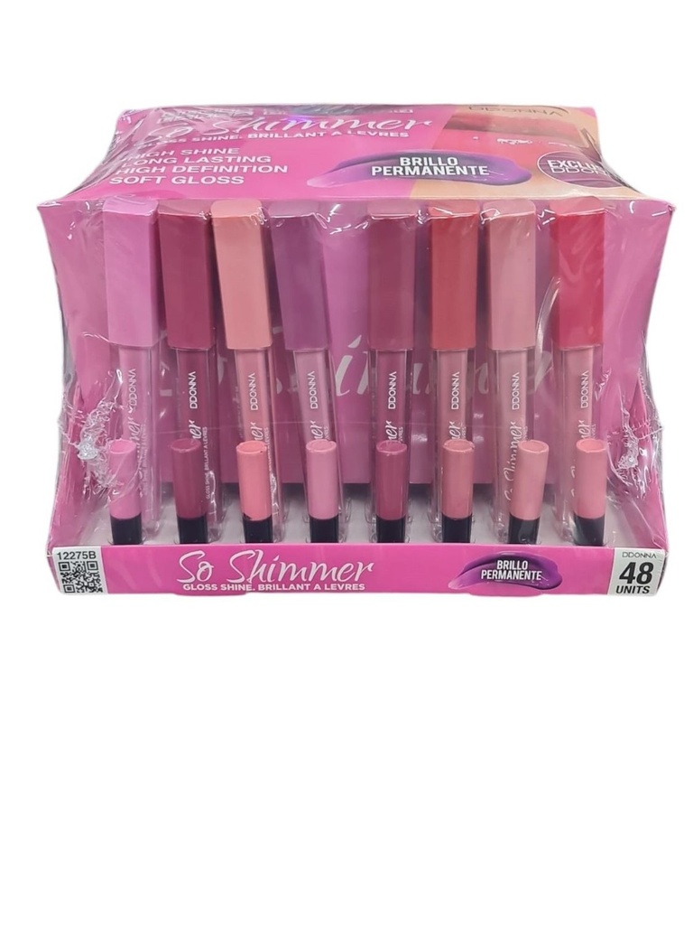 Gloss labial So Shimmer 48/u 12275B DD - Cosméticos