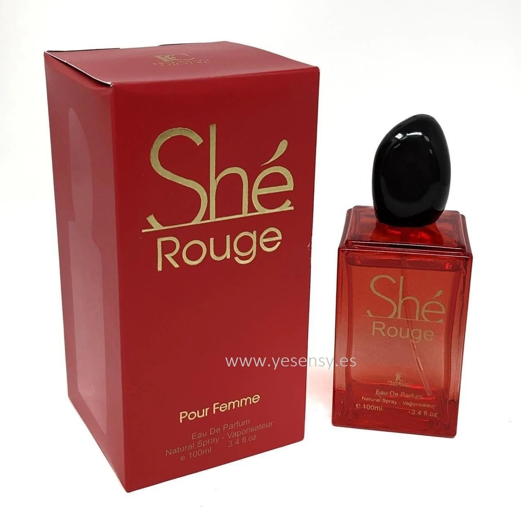 Perfume She Rouge Women 100ml F.C para mujeres