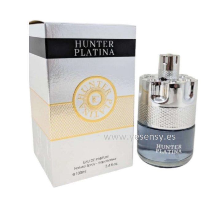 Perfume Hunter Platina para hombre 100ml - Fragancias