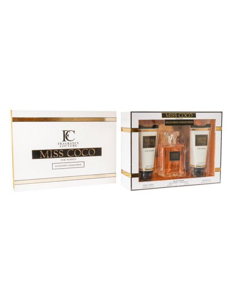 Set de colonia Miss Coco Women 3 piezas - Perfumes