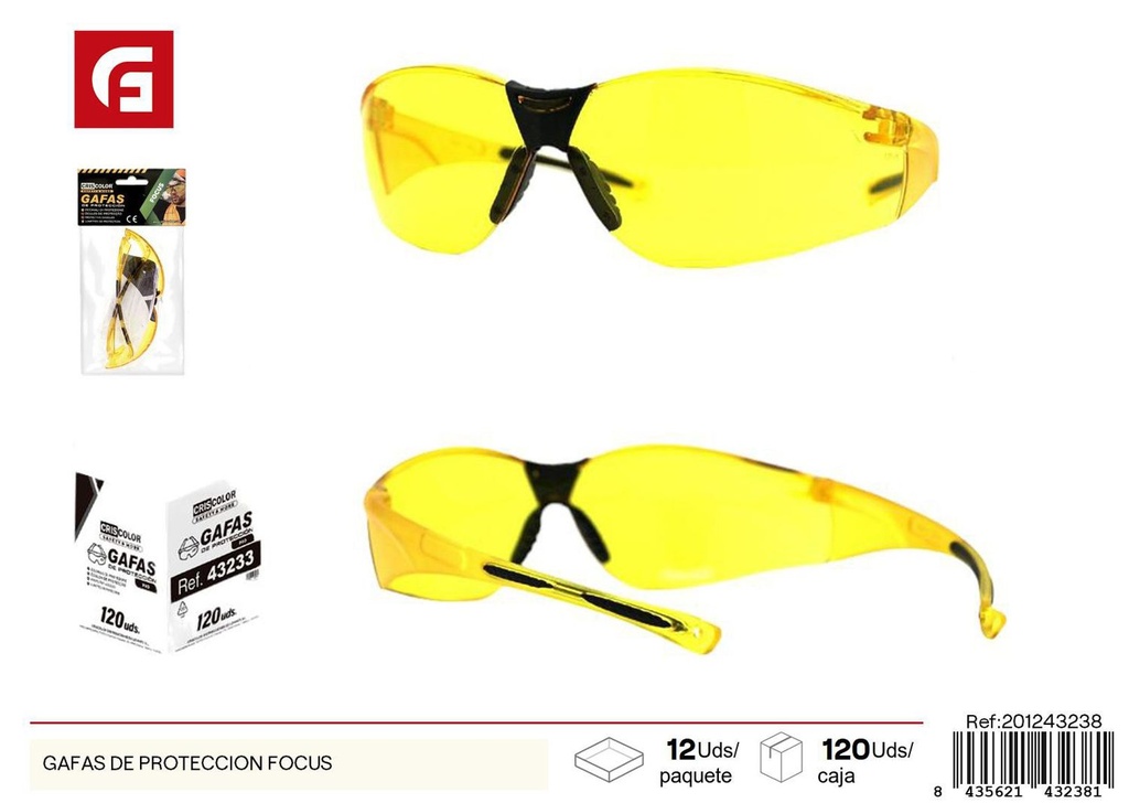 Gafas de protección Focus - Herramientas y ferretería