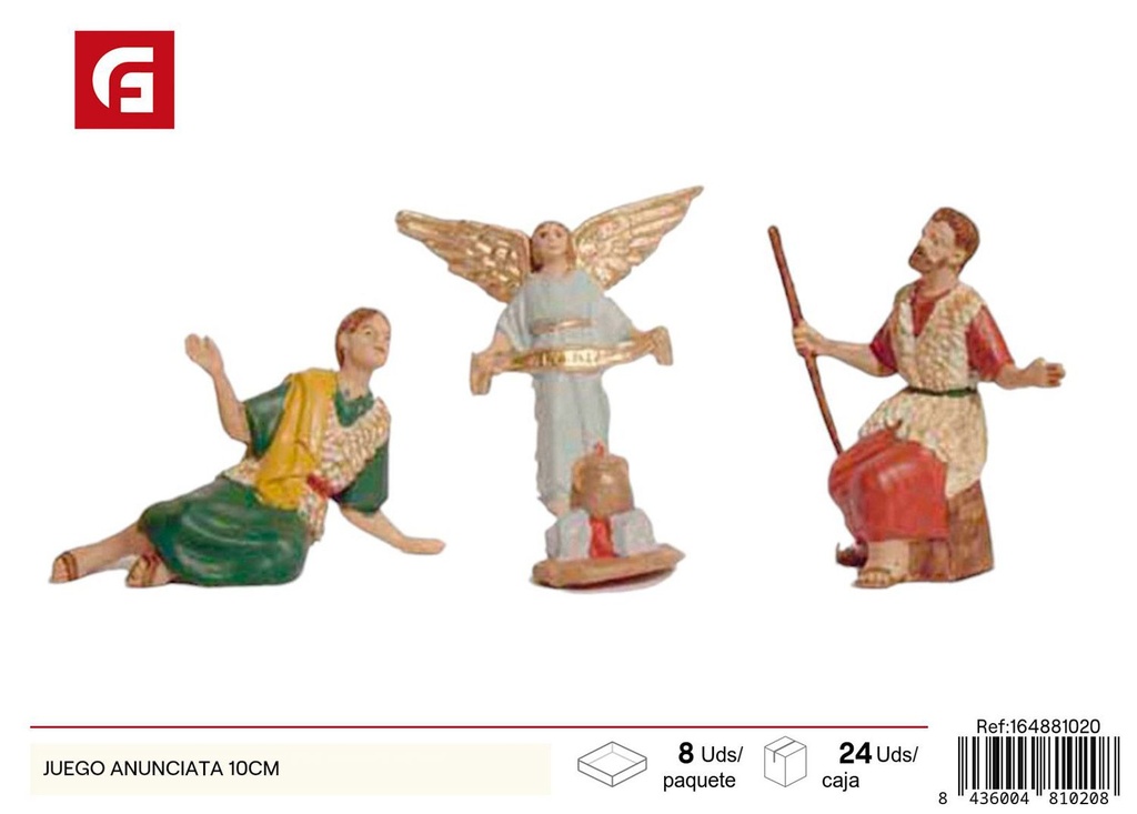 Juego anunciata 10 cm - Figuras navideñas