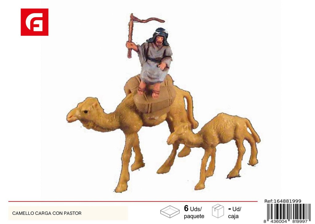 Camel cargando con pastor - Figuras de belén