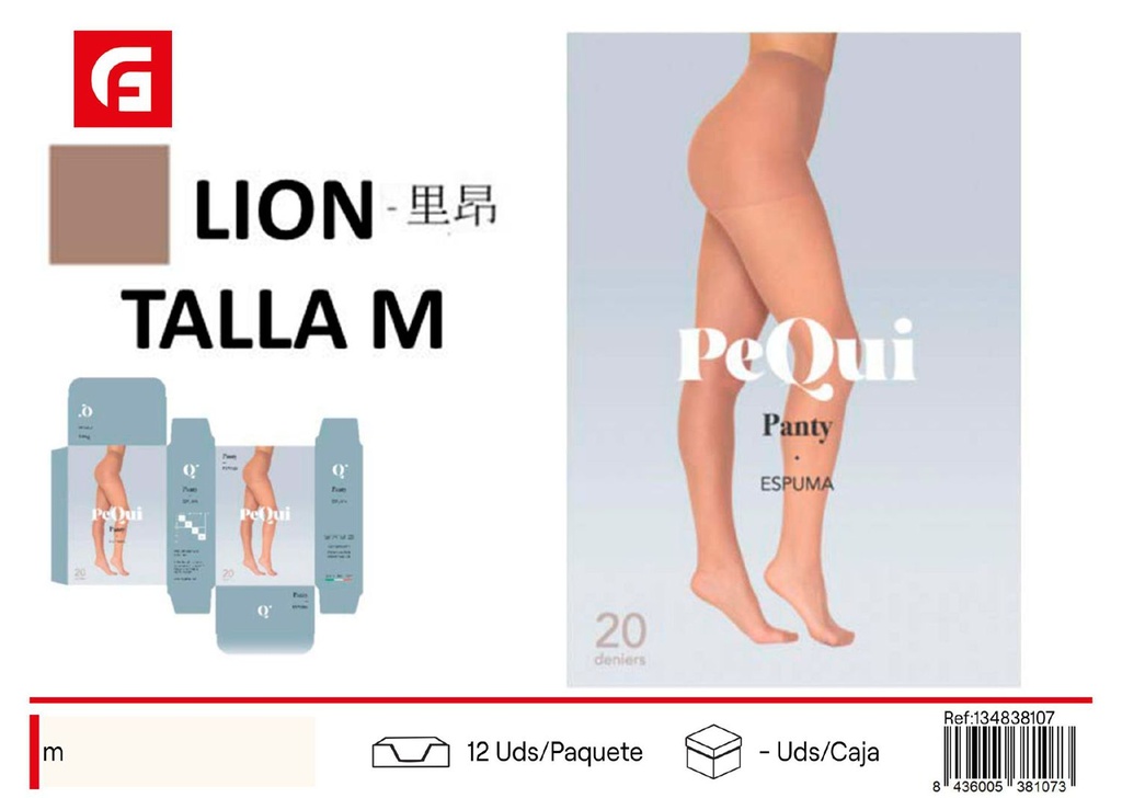 Medias de espuma león M - Mercería y accesorios de moda