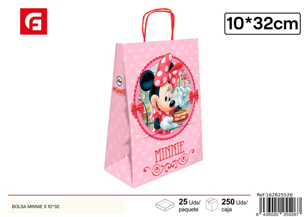 Bolsa Minnie S 10x32 - Artículos de regalo y envoltura