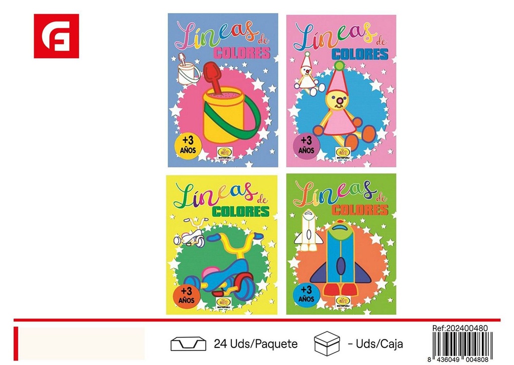 Libro de colores - Material escolar