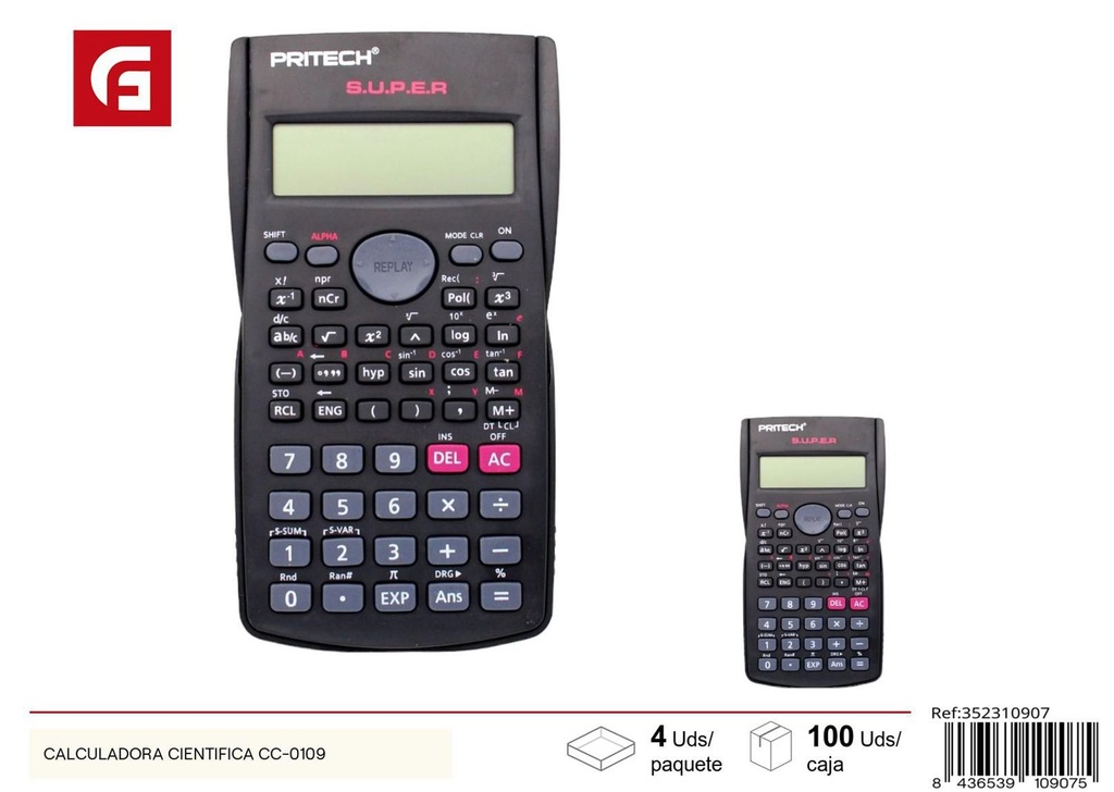 Calculadora científica - Material de oficina