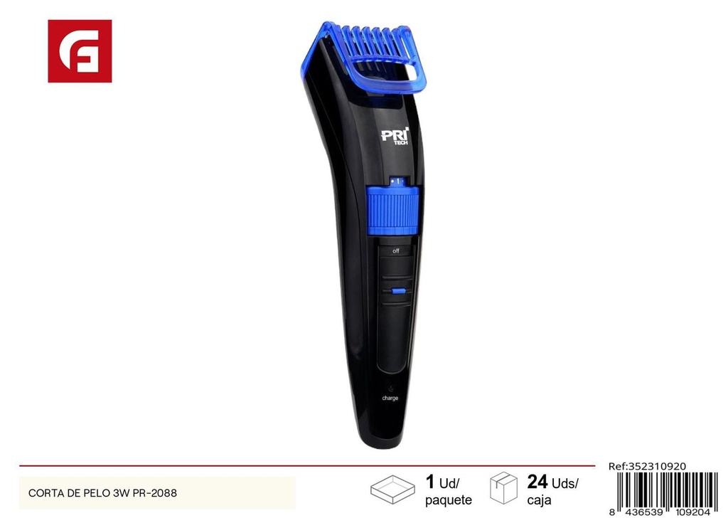 Cortadora de pelo 3W PR-2088 - Electrónica, cortadoras eléctricas