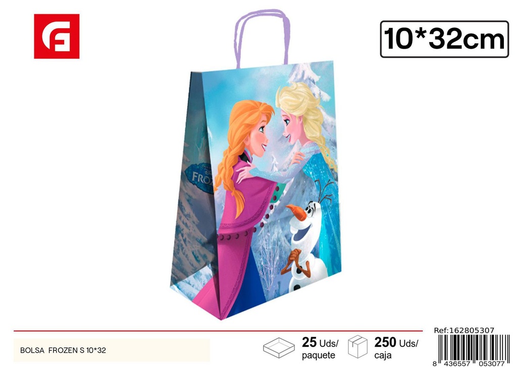 Bolsa Frozen S 10x32cm para regalos y sorpresas