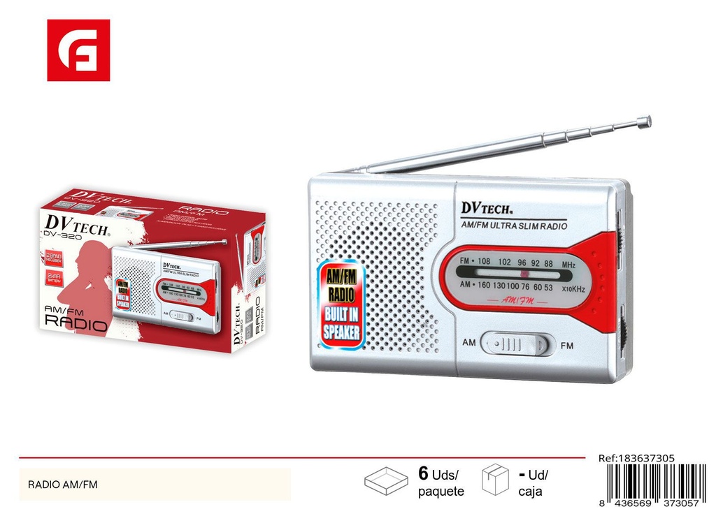 Radio AM/FM - Electrónica y dispositivos de audio