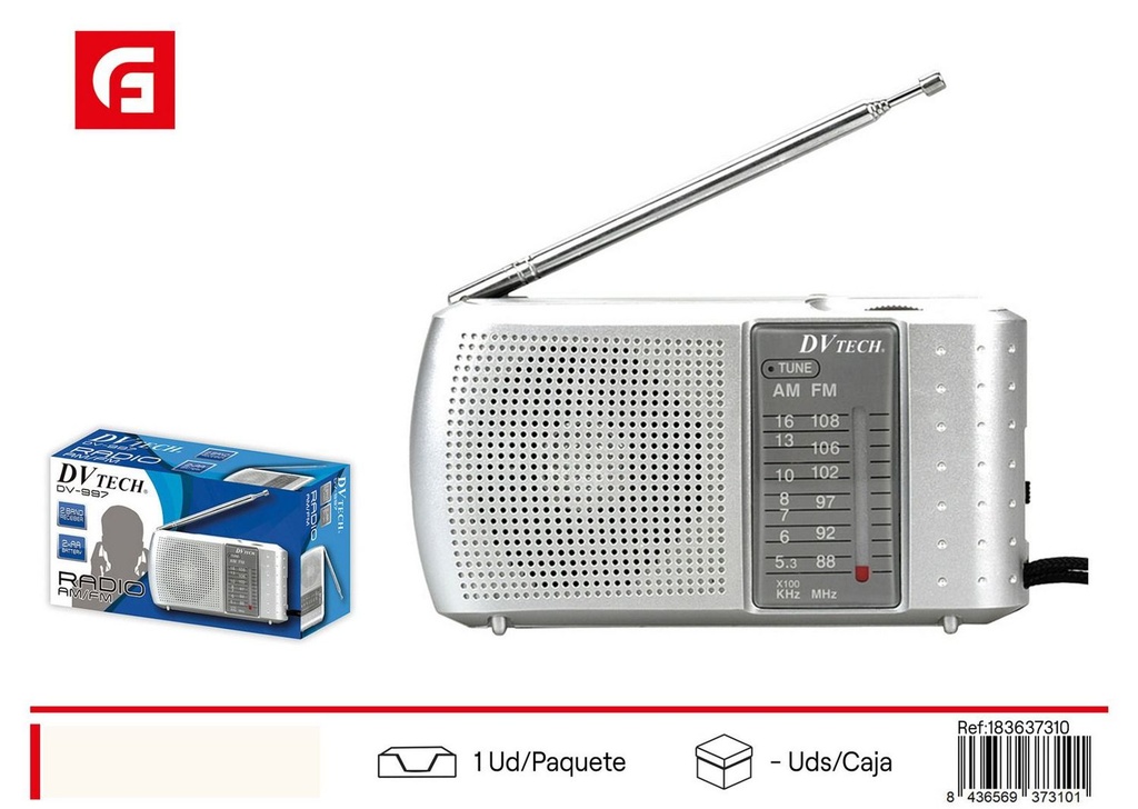 Radio AM/FM para música