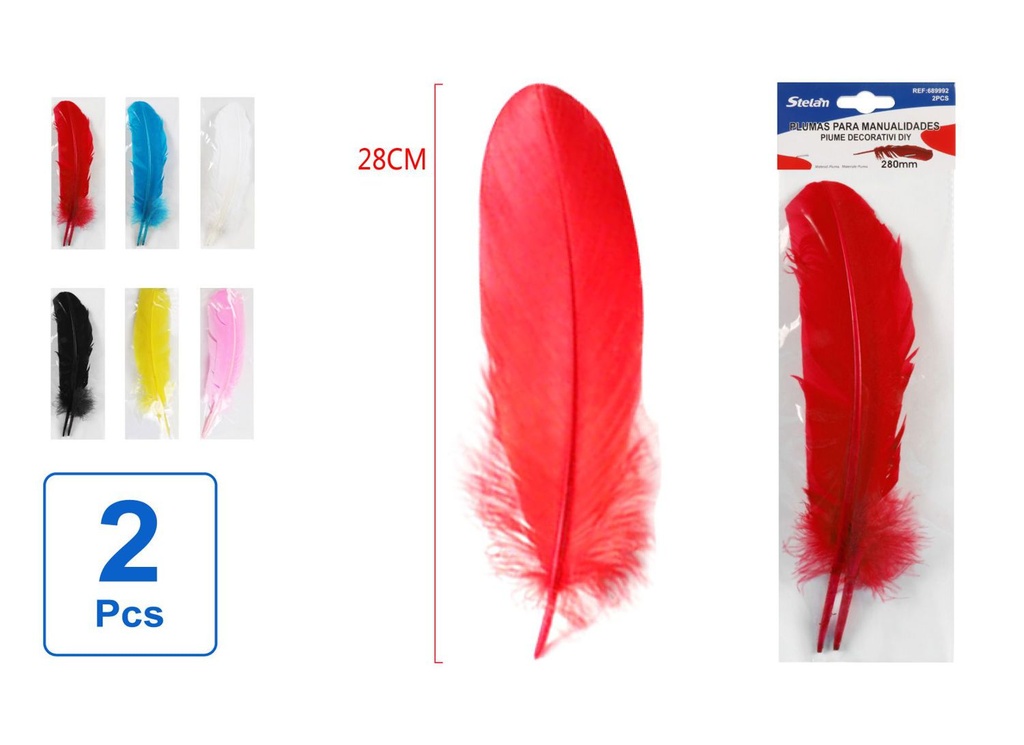 Plumas para manualidades - Manualidades y plumas