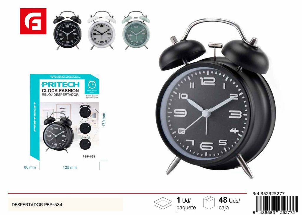 Reloj despertador PBP-534 - Electrónica y relojes