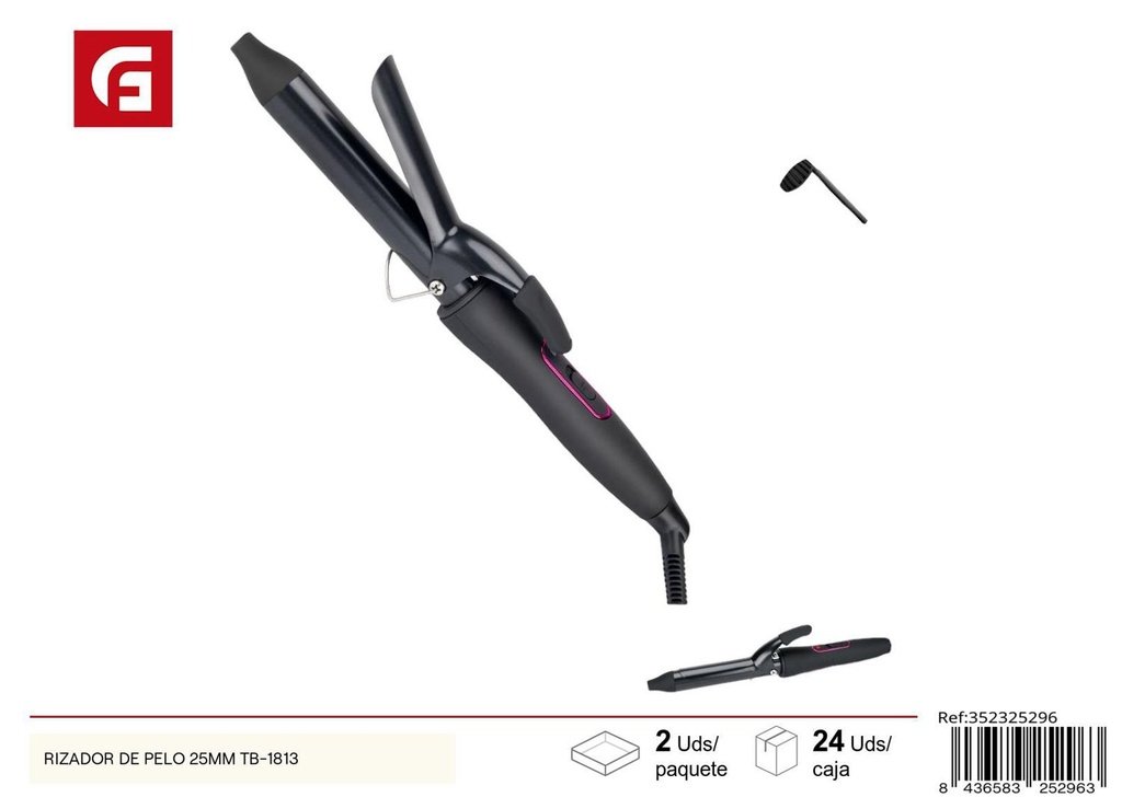 Rizador de pelo 25mm TB-1813 - Curling iron y secadores de pelo electrónicos