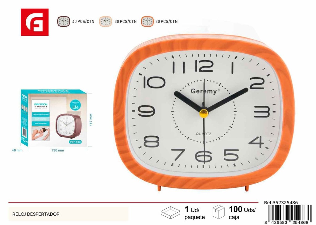 Reloj despertador clásico - Electrónica y relojes