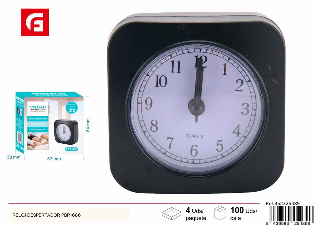 Reloj despertador PBP-686 - Electrónica y despertadores