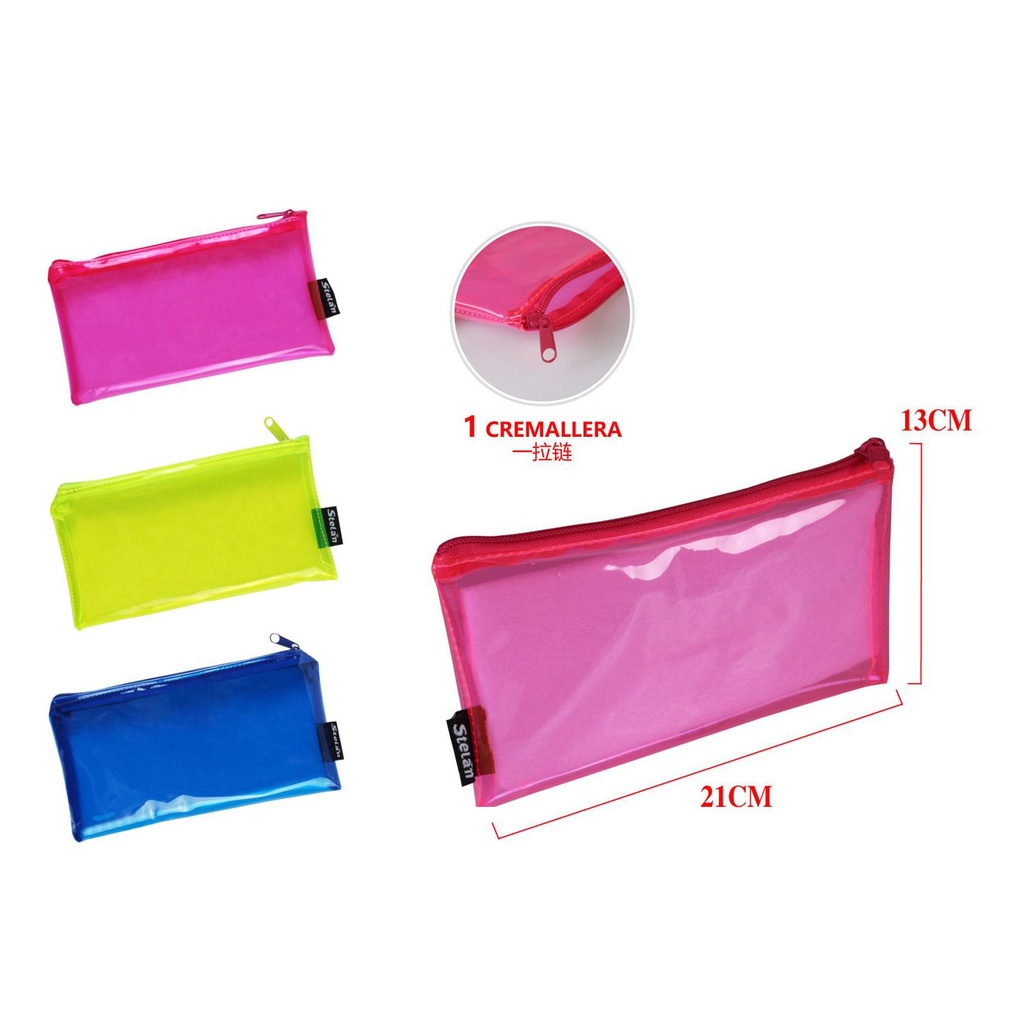 Estuche PVC 21*13CM - Cartucheras y estuches