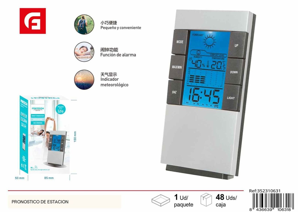 Termómetro pronóstico de estación - Electrónica