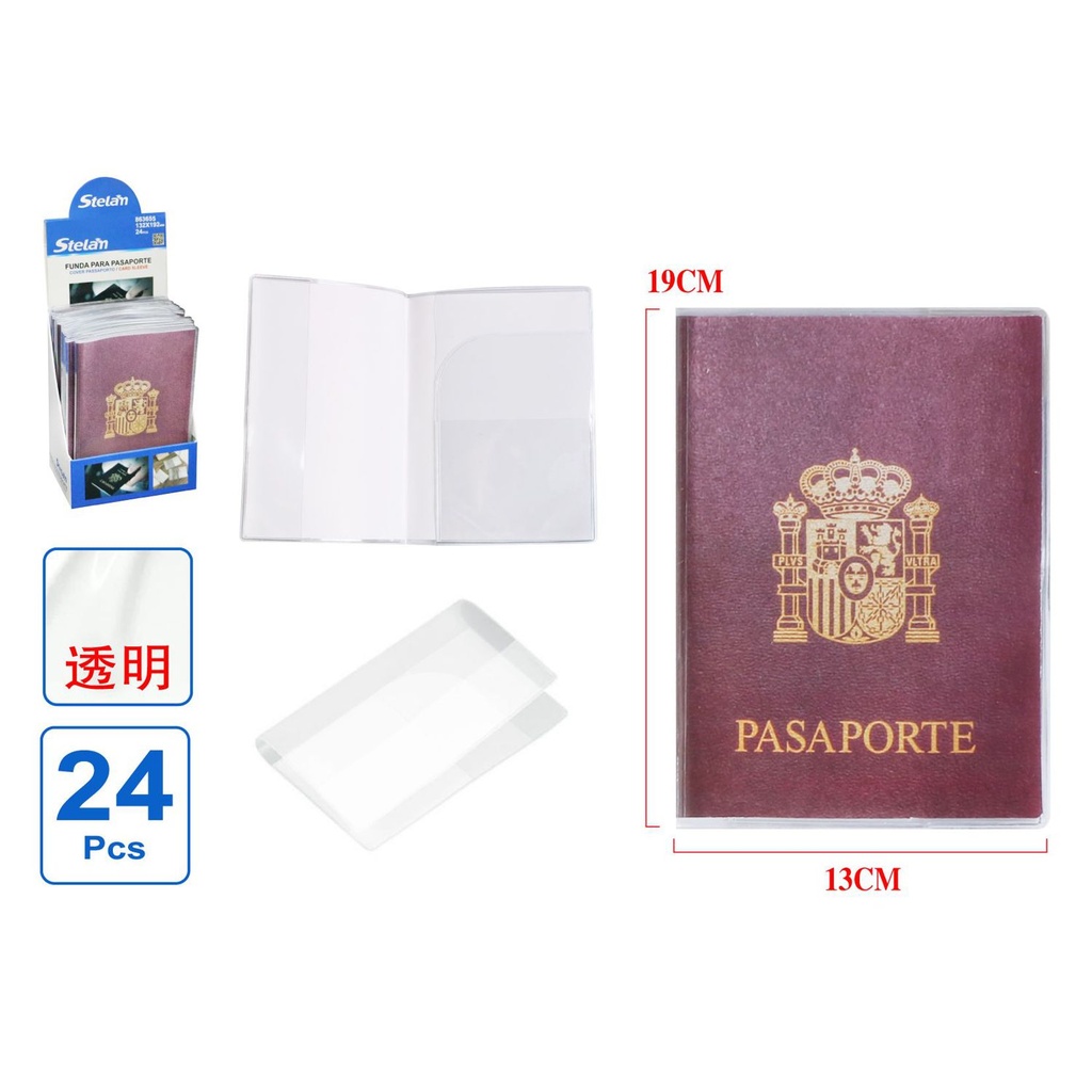 Funda de pasaporte transparente - Accesorios de oficina